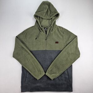 O'Neill Vantage Superfleece Pullover Hoodie Men Medium 1/2 Zip Long Sleeve NEW